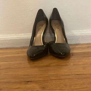 BCBG Paris Black Patent Heels Size 6.5